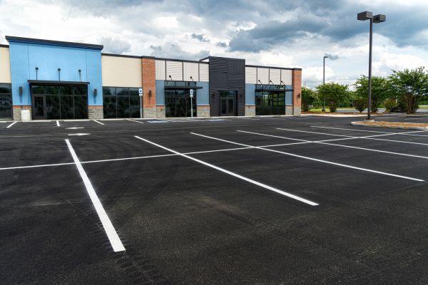 Parking Lot Blacktopping in Katy